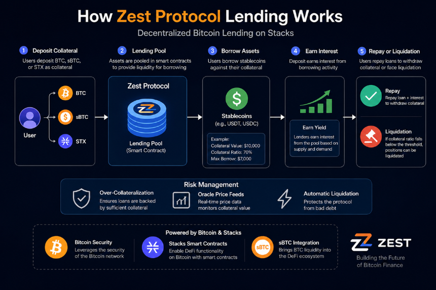 Zest Protocol 的借贷模型是什么？