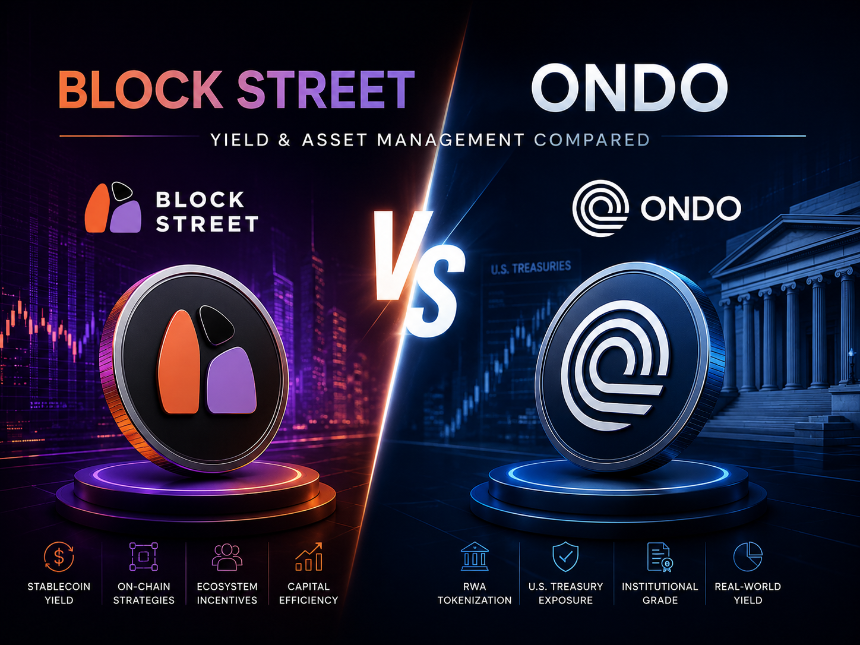 Block Street vs Ondo:链上收益与资产管理机制有何区别