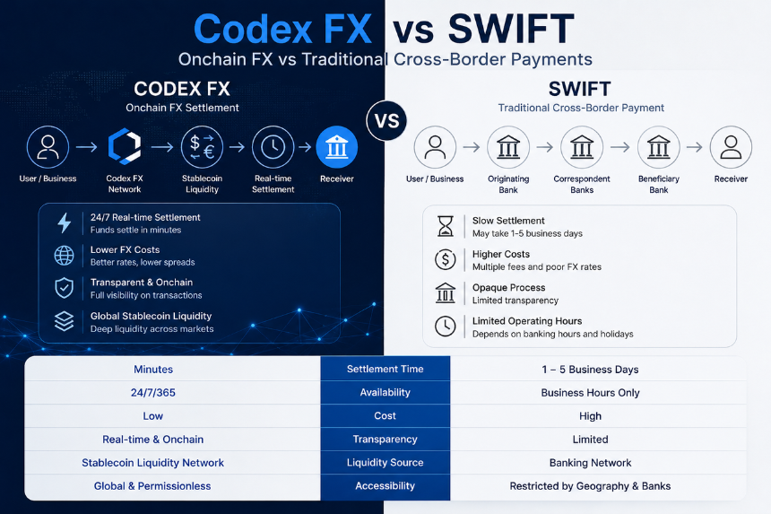 Codex FX vs SWIFT