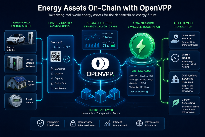 OpenVPP 如何实现能源资产上链