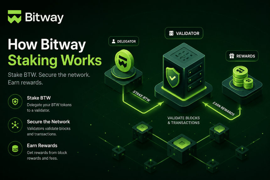 Bitway Staking 如何运作