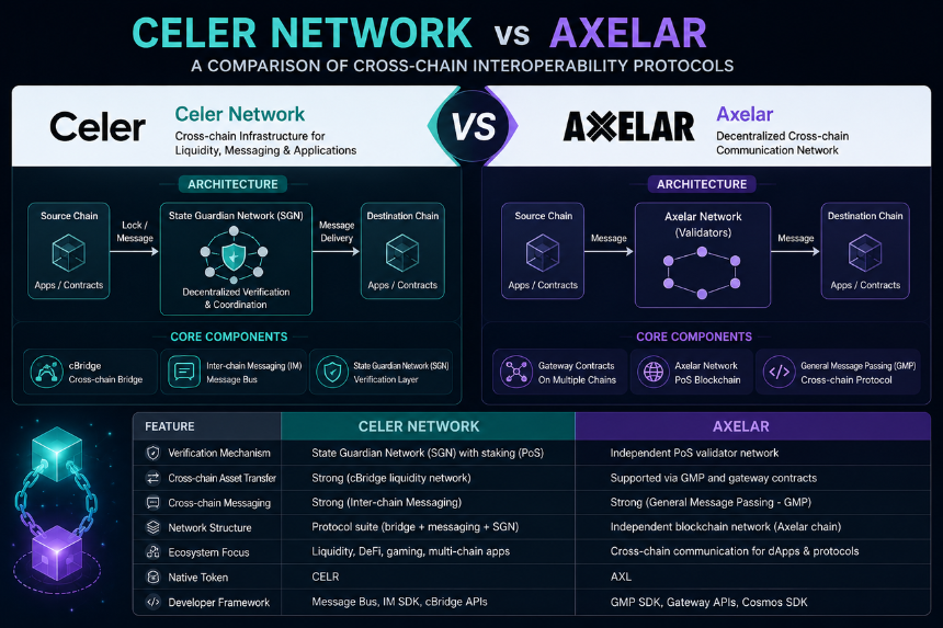 Celer Network vs Axelar