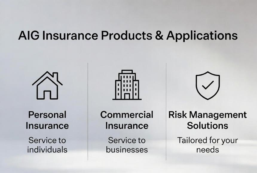 AIG insurance products applications