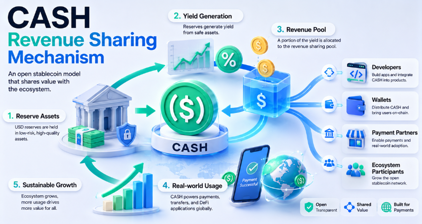 CASH 的收益共享机制是什么