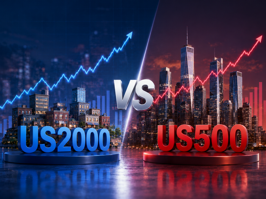 US2000 vs US500:美国小盘股与大型股有哪些差异