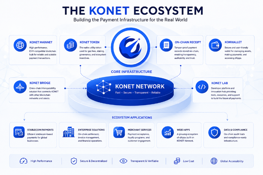 KONET 生态的整体架构是什么？