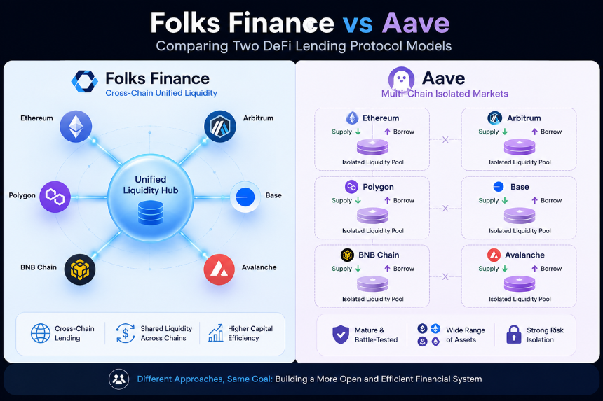 Folks Finance vs Aave