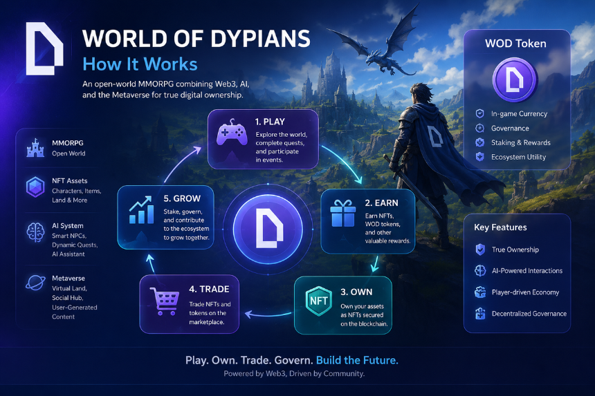 World of Dypians 的基本架构是什么？