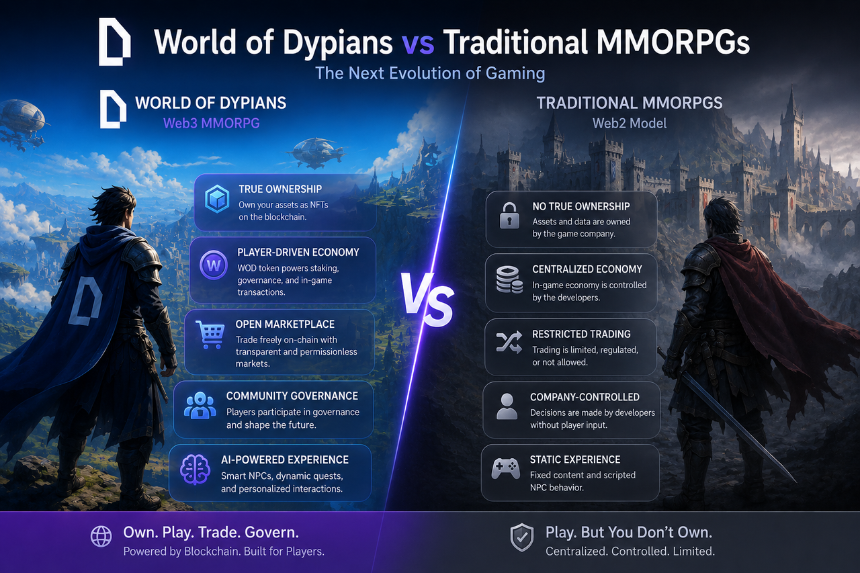 World of Dypians vs Traditional MMORPGs