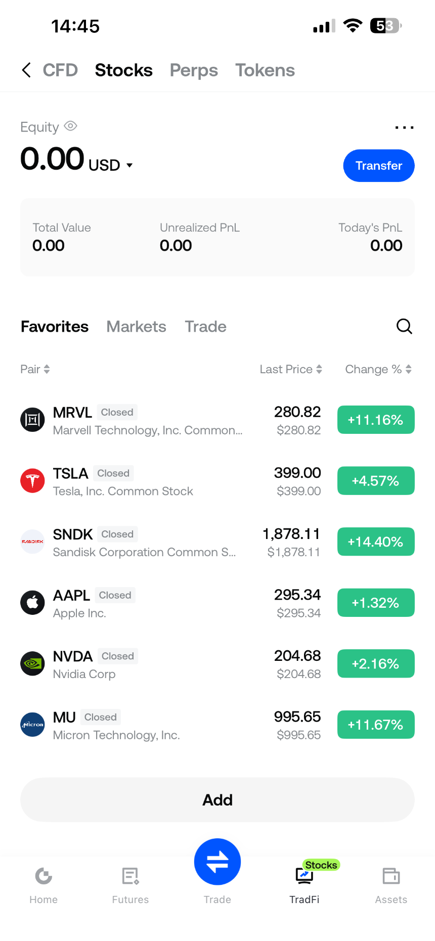 用 USDT 买股票