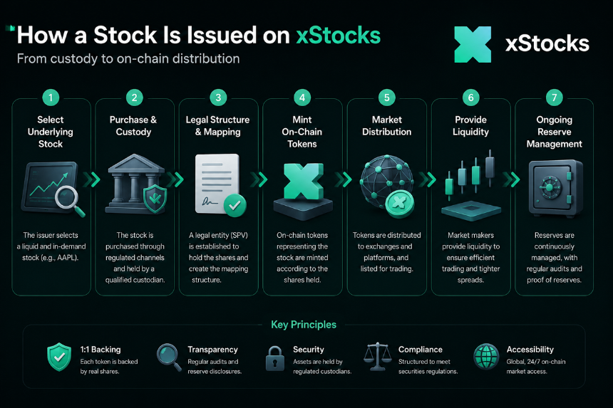 xStocks 的股票如何发行与运作