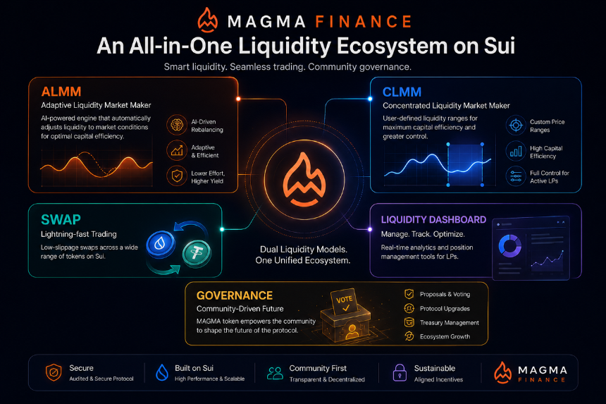 Magma Finance 生态有哪些核心产品