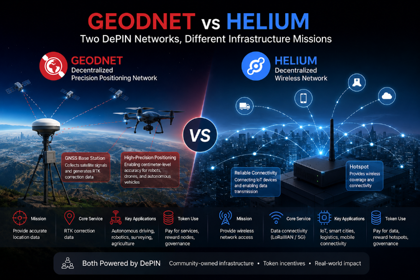 GEODNET vs Helium
