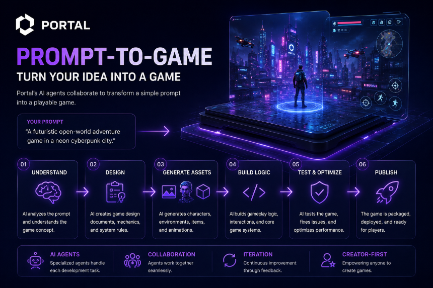 Portal 如何让一句话生成游戏
