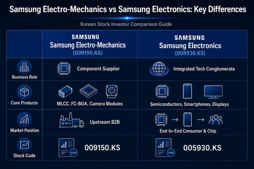 Samsung Electro-Mechanics vs Samsung Electronics