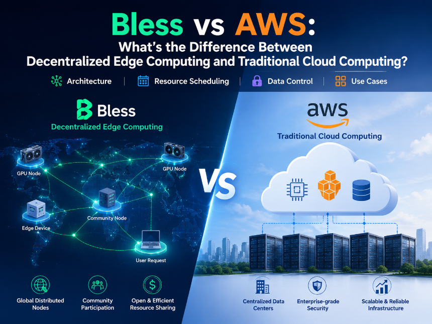 Bless vs AWS：去中心化边缘计算与传统云计算有什么区别