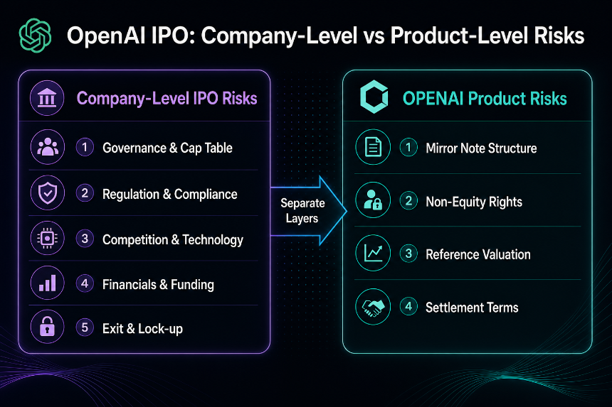 OpenAI IPO company-level vs OPENAI product-level risks