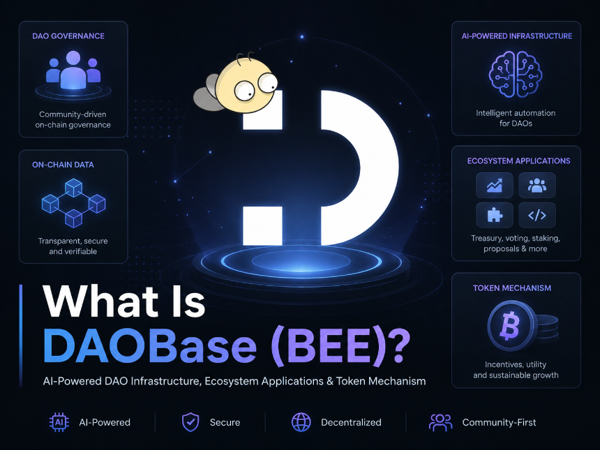 什么是 DAOBase(BEE)?AI 驱动 DAO 基础设施、生态应用与 Token 机制解析